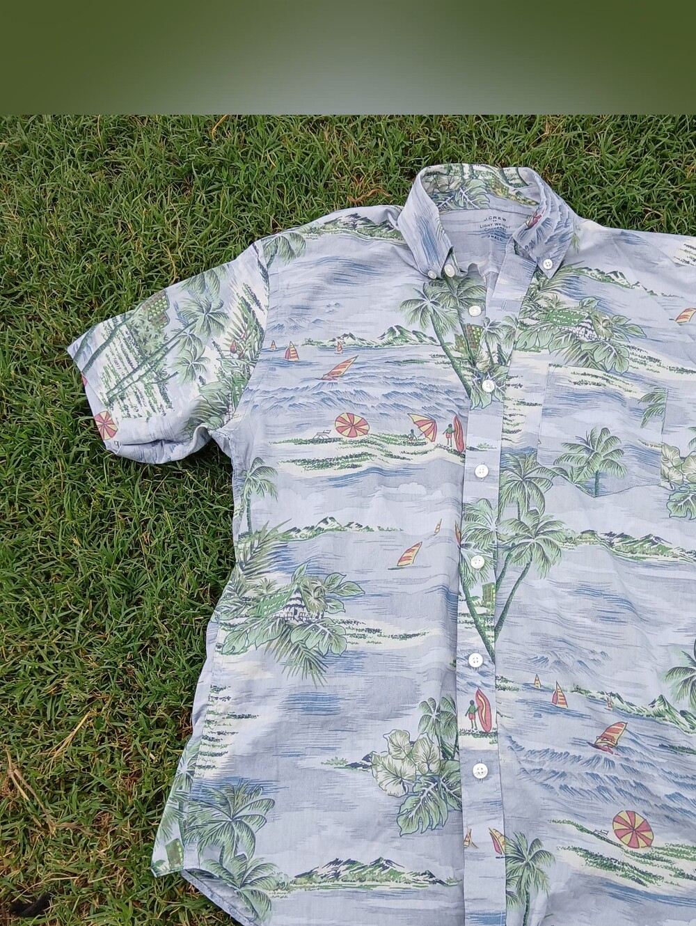 J Crew Size Small Hawaiian Button Shirt